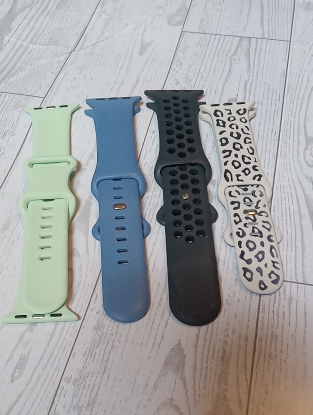 Silicone Replacement Smart Watch Band Bundle Of 4